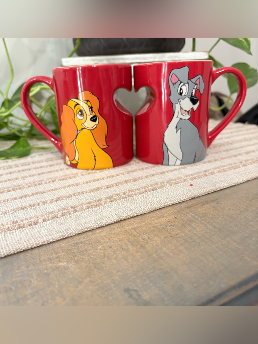 Disney Lady and the Tramp Coffee Mugs / Cups